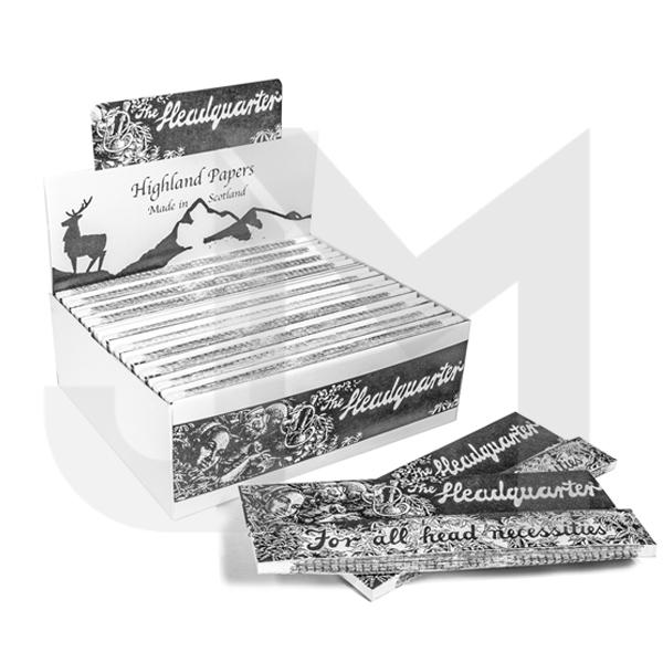 24 Highland Headquarters King Size Rolling Paper & Tips