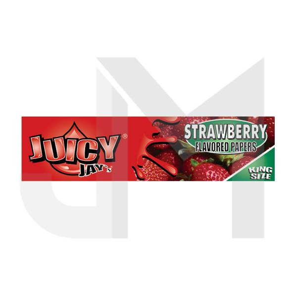 24 Juicy Jay King Size Flavoured Slim Rolling Paper - Full Box