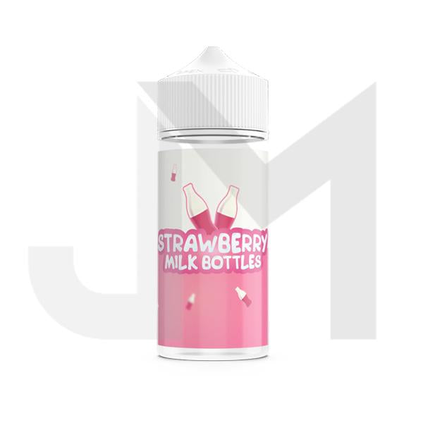 Strawberry Milk Bottles 100ml Shortfill 0mg (70VG/30PG)
