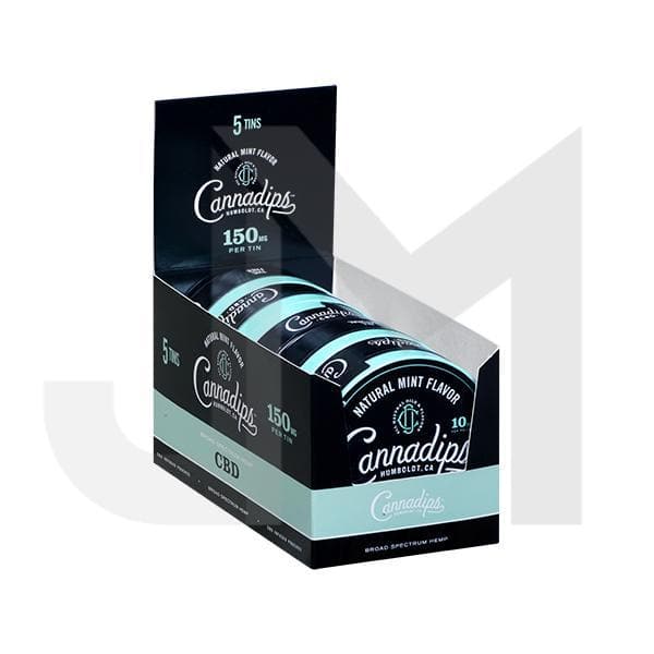 Cannadips 150mg CBD Snus Pouches - Natural Mint