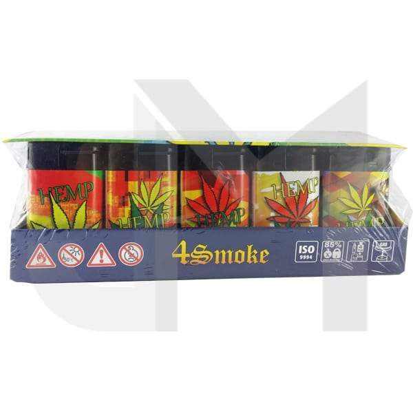 30 x 4Smoke Maxx Turbo Windproof Printed Lighter