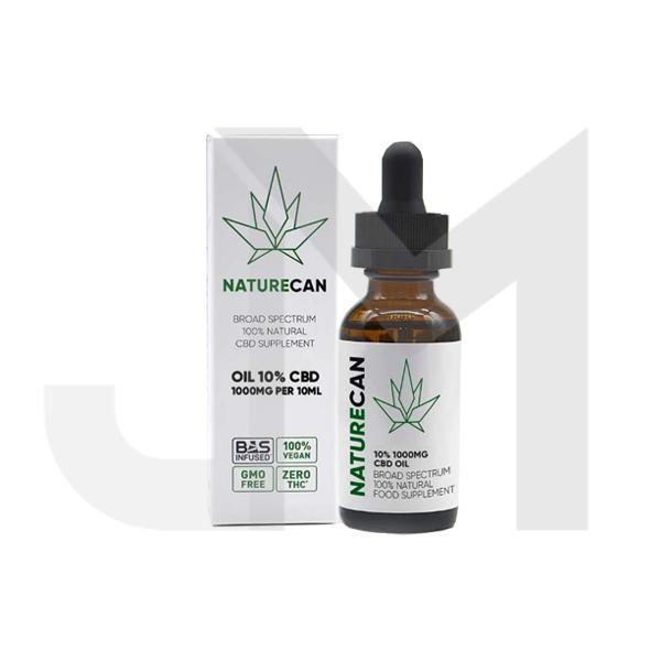 Naturecan 10% 1000mg CBD Broad Spectrum MCT Oil 10ml