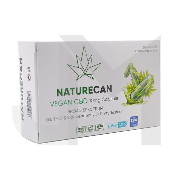 Naturecan 10mg Vegan CBD Capsules - 30 Caps