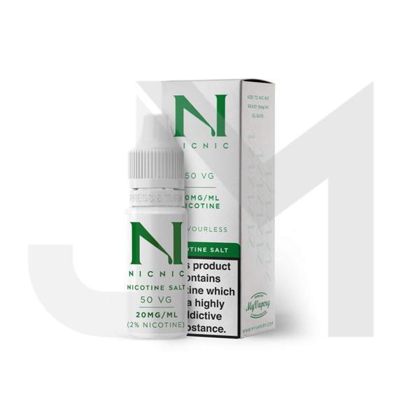 20mg Nic Salt 10ml by Nic Nic (50VG/50PG)