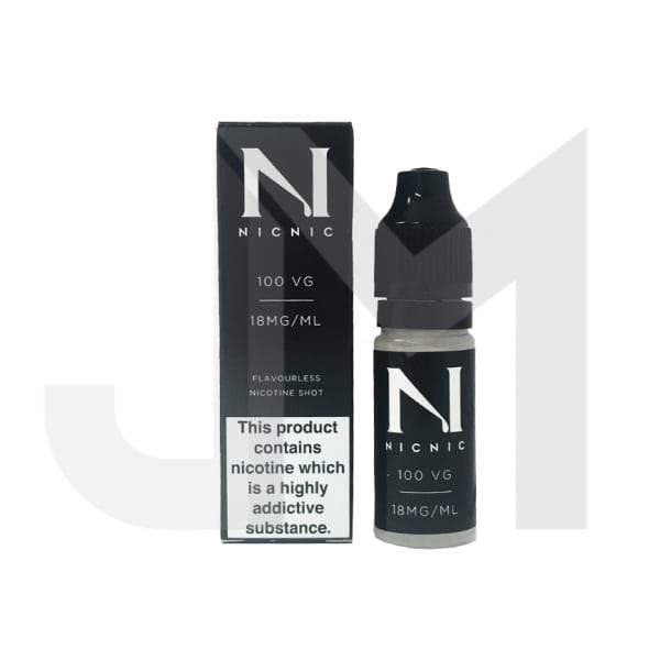 NIC NIC 18mg Nicotine Shot 10ml 100VG