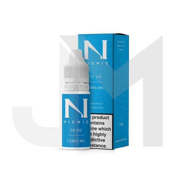 15mg Nic Nic Flavourless Nicotine Shot 10ml 70VG