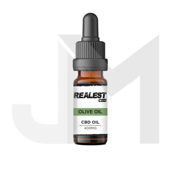 Realest CBD 400mg Broad Spectrum CBD 10ml Olive Oil (BUY 1 GET 1 FREE)