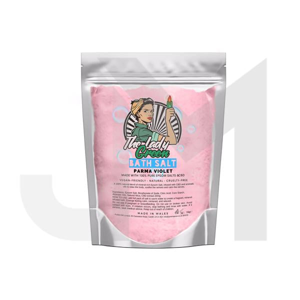 Lady Green 50mg CBD Parma Violet Bath Salts - 500g