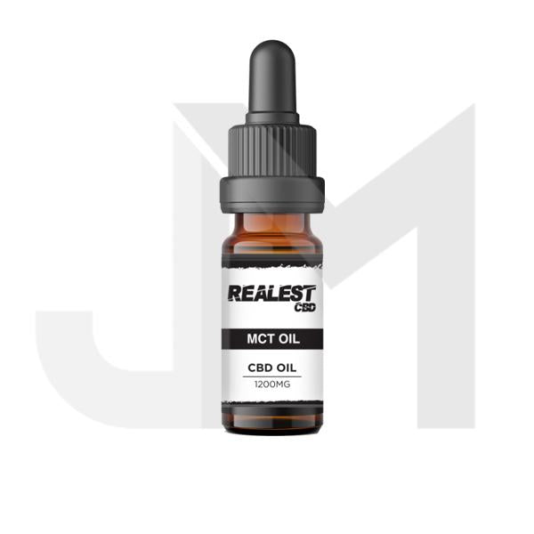 Realest CBD 1200mg Broad Spectrum CBD 10ml MCT Oil (BUY 1 GET 1 FREE)