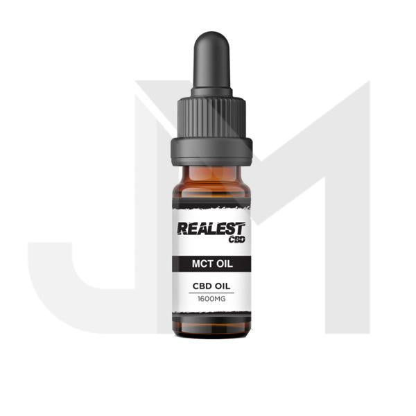 Realest CBD 1600mg Broad Spectrum CBD 10ml MCT Oil (BUY 1 GET 1 FREE)