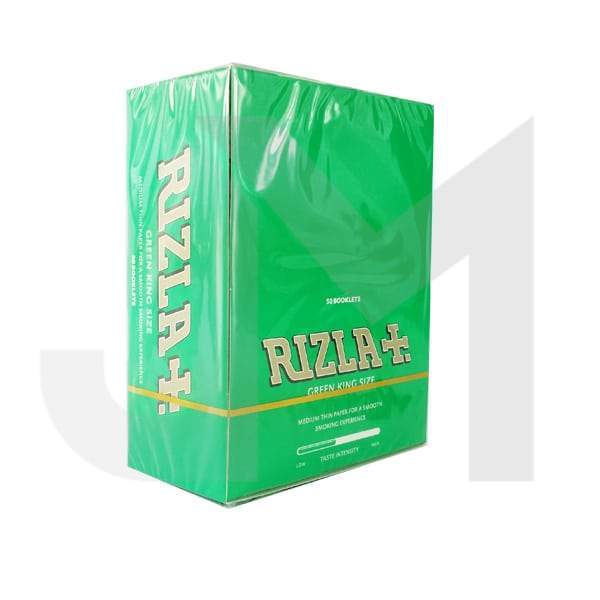 50 Green King Size Rizla Rolling Papers