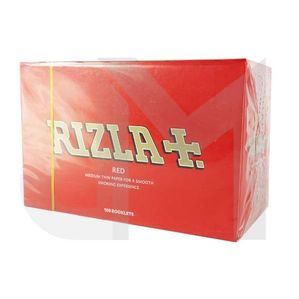 100 Red Regular Rizla Rolling Papers