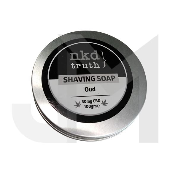 NKD 30mg CBD Speciality Shaving Soap 100g - Oud (BUY 1 GET 1 FREE)