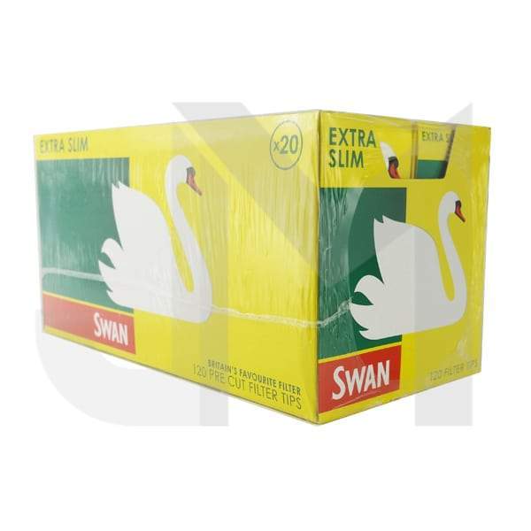 20 Swan Extra Slim PreCut Filter Tips