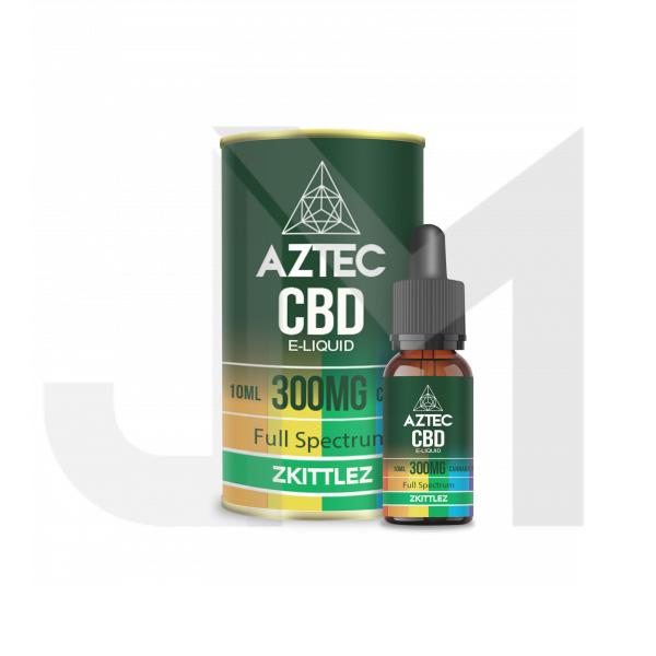 Aztec CBD 300mg CBD Vaping Liquid 10ml (50PG/50VG)